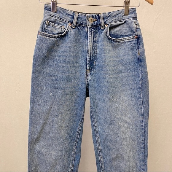BDG 25 (0 US) Mom Jeans Urban Outfitters High Rise Frayed Hems Women’s - Picture 4 of 13